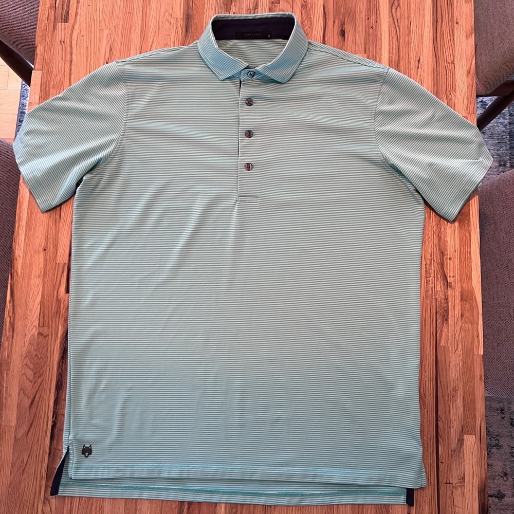 Greyson men’s golf polo size Medium. Excellent condition.